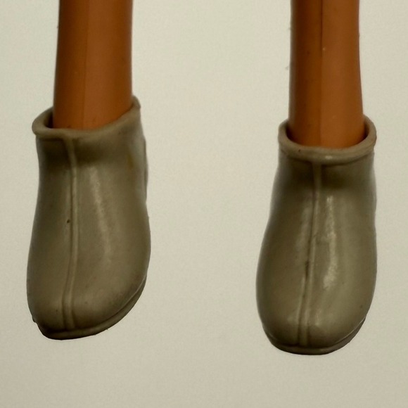 Vintage Skipper Francie Barbie Doll Gray Ankle Boots Japan MINTY ~ 1960's - Picture 2 of 6